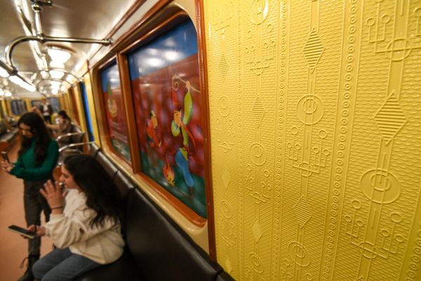 Ретро-вагоны в бакинском метро. - Sputnik Азербайджан