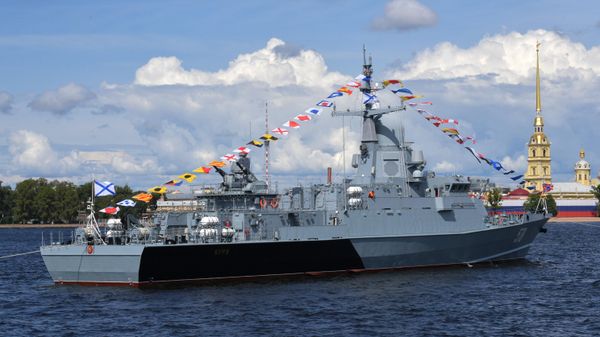 Малый ракетный корабль проекта 22800 (Каракурт) Буря - Sputnik Азербайджан