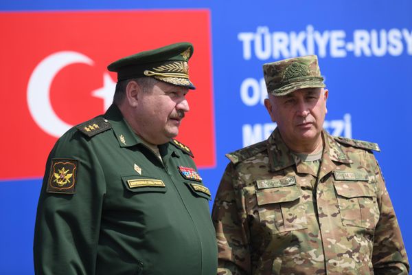 Церемония закрытия Совместного турецко-российского мониторингового центра. - Sputnik Азербайджан