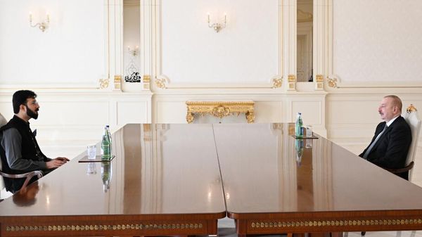 Prezident İlham Əliyev Pakistanın MUSLİM İnstitutunun direktorunu qəbul edib - Sputnik Азербайджан