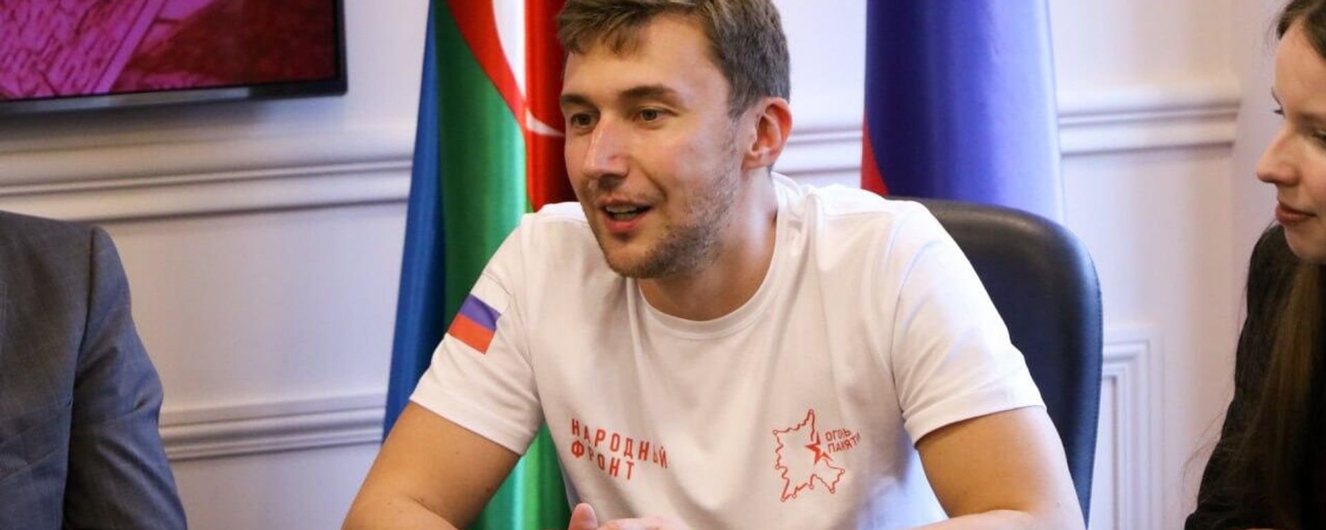 Российский гроссмейстер Сергей Карякин в Баку  - Sputnik Азербайджан, 1920, 06.05.2024