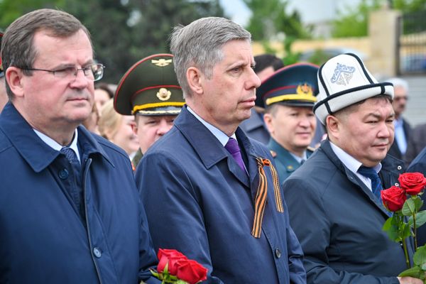 Представители общественности, ветераны и дипломаты посетили мемориальный комплекс "Братские могилы" в Баку. - Sputnik Азербайджан