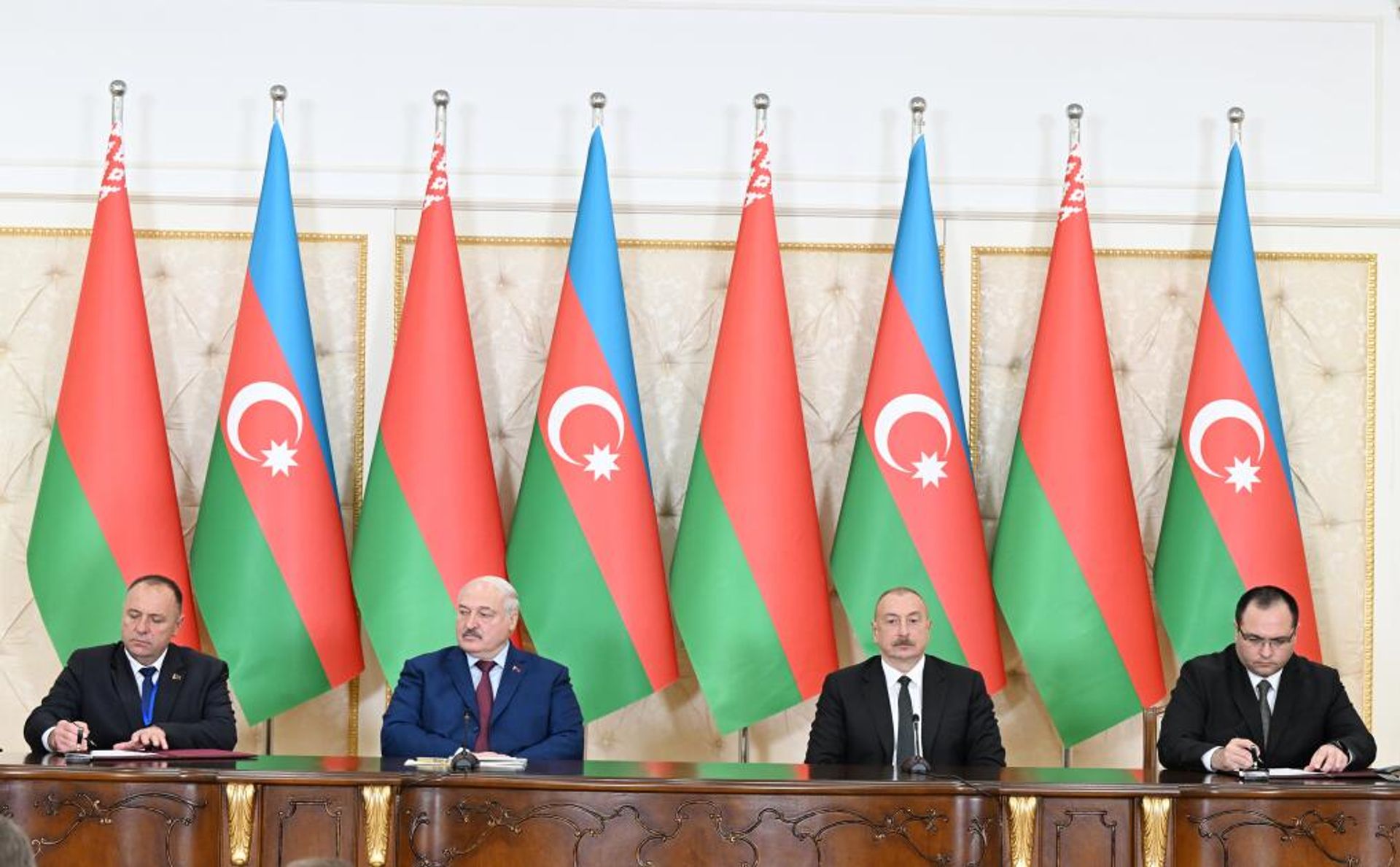 Azərbaycan-Belarus sənədləri imzalanıb - Sputnik Азербайджан, 1920, 16.05.2024