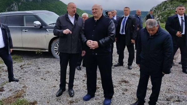 Алиев и Лукашенко. Ущелье Джыдыр-Дюзю - Sputnik Азербайджан