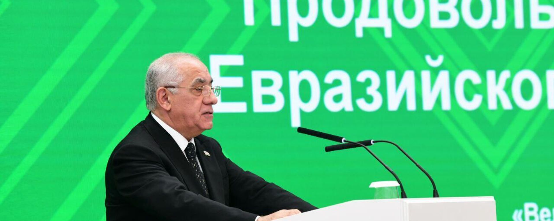 Премьер-министр Азербайджанской Республики Али Асадов принял участие в качестве гостя в пленарной сессии «Продовольственная безопасность Евразийского экономического союза» в Минске.
 - Sputnik Азербайджан, 1920, 03.06.2024