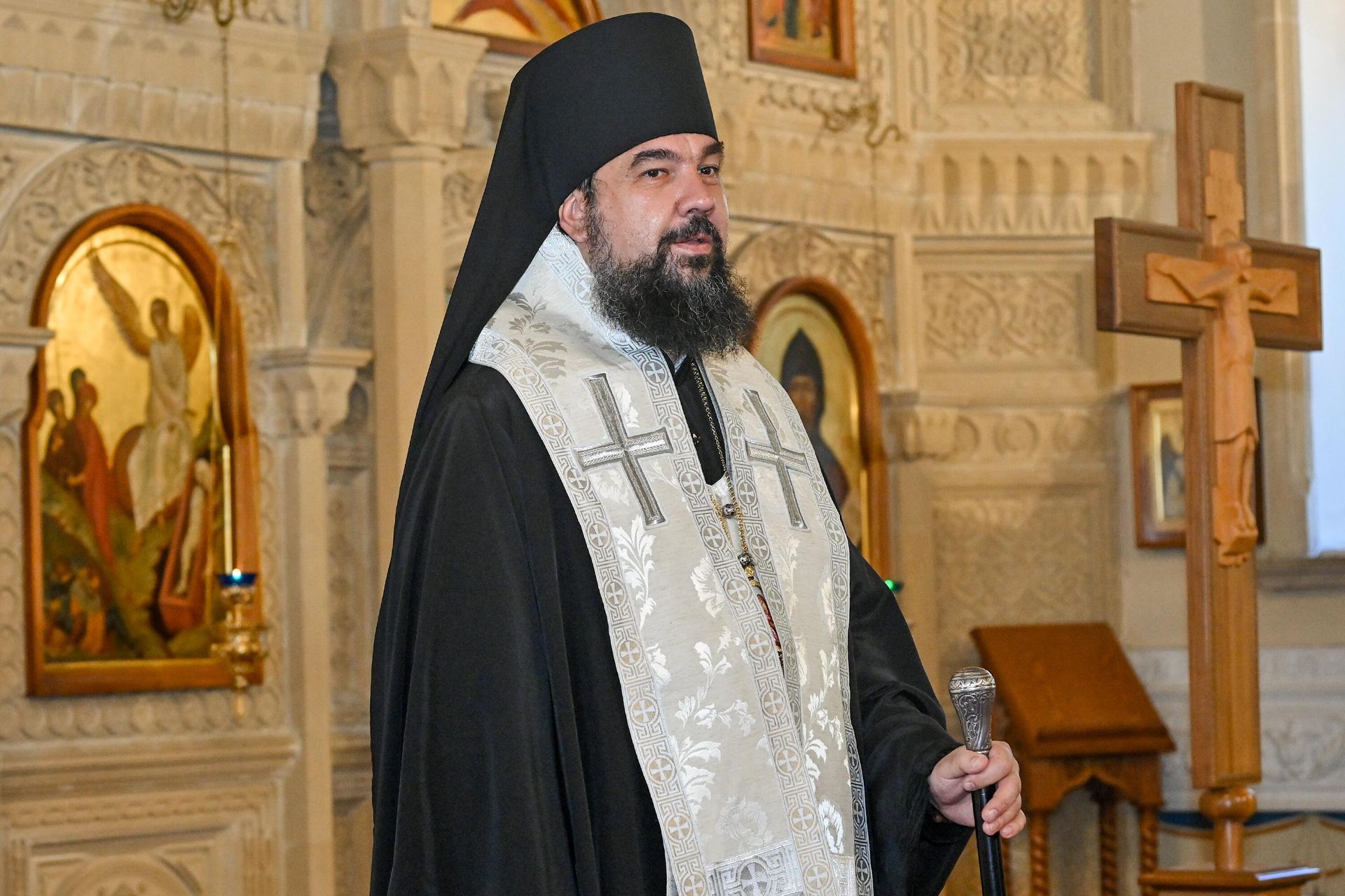 В Кафедральном Соборе Святых Жен-Мироносиц встретили нового главу Бакинской и Азербайджанской епархии епископа Алексия (Смирнов) - Sputnik Азербайджан, 1920, 15.06.2024
