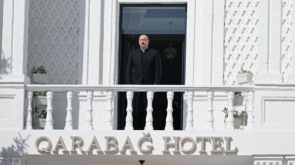 В Ханкенди состоялось открытие отеля «Карабах» после капитального ремонта и реставрации - Sputnik Азербайджан