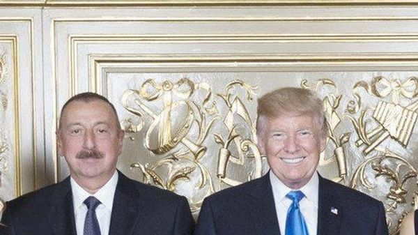 Ильхам Алиев и Дональда Трамп - Sputnik Азербайджан