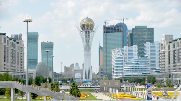 Astana şəhərinə mənzərə, arxiv - Sputnik Азербайджан