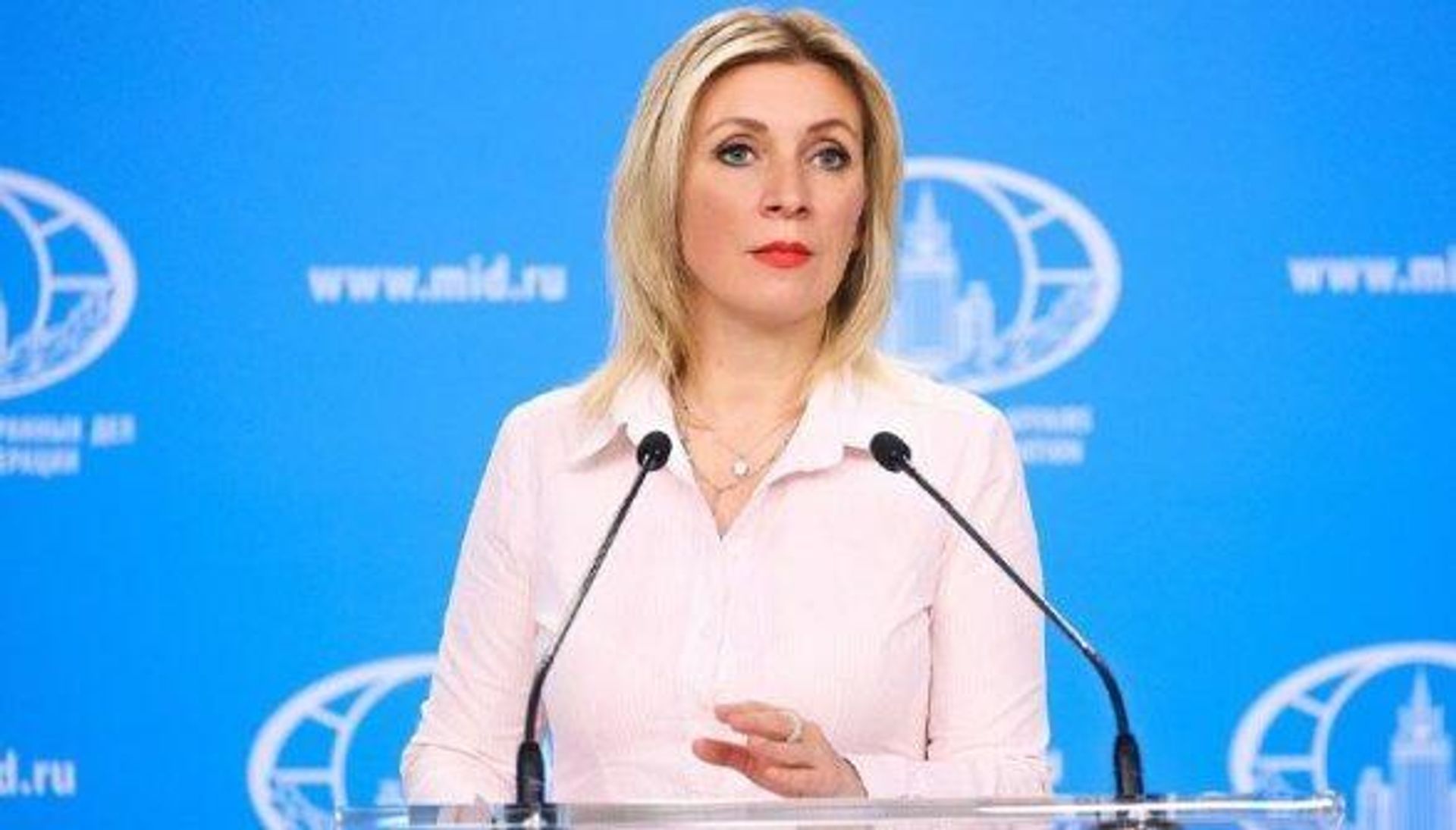 Rusiya Xarici İşlər Nazirliyinin sözçüsü Mariya Zaxarova, arxiv - Sputnik Азербайджан, 1920, 27.03.2025