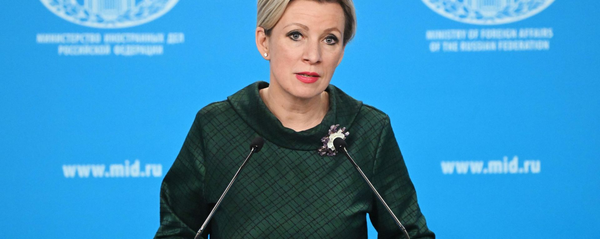Rusiya Xarici İşlər Nazirliyinin sözçüsü Mariya Zaxarova, arxiv - Sputnik Азербайджан, 1920, 03.07.2026