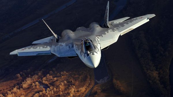 Истребитель Су-57Э - Sputnik Азербайджан
