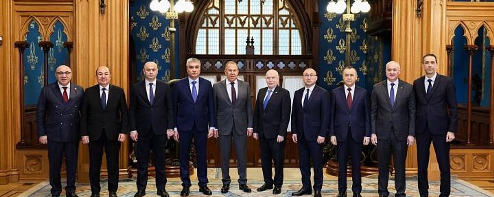 Bстреча С.В.Лаврова с послами государств-участников СНГ, аккредитованными в России. - Sputnik Азербайджан, 1920, 03.02.2025