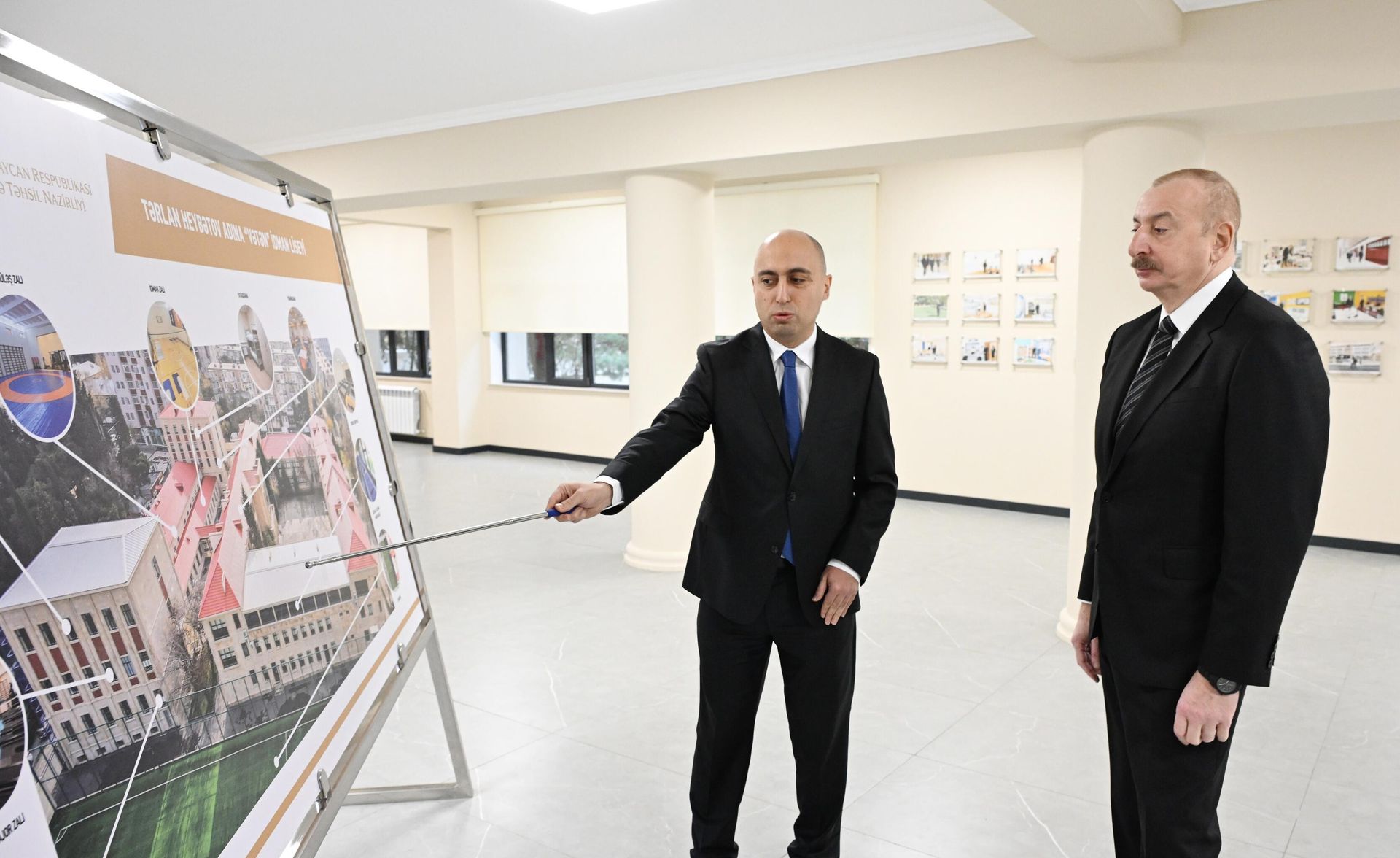 Prezident İlham Əliyev “Vətən” İdman Liseyində aparılmış yenidənqurma işlərindən sonra yaradılan şəraitlə tanış olub - Sputnik Азербайджан, 1920, 04.02.2025