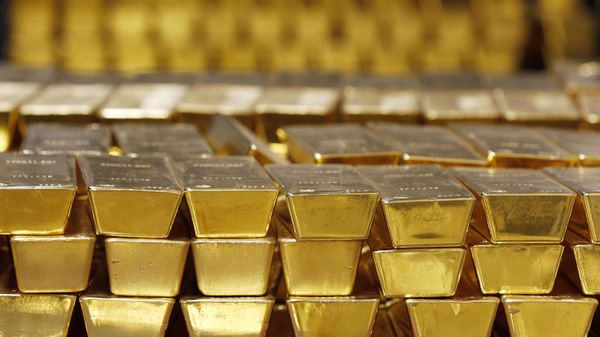 Золотые слитки, фото из архива - Sputnik Азербайджан