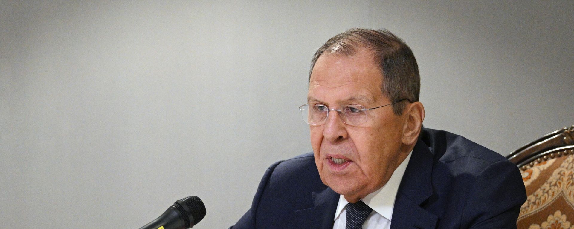 П/к главы МИД РФ С. Лаврова по итогам переговоров делегаций РФ и США - Sputnik Азербайджан, 1920, 08.09.2026
