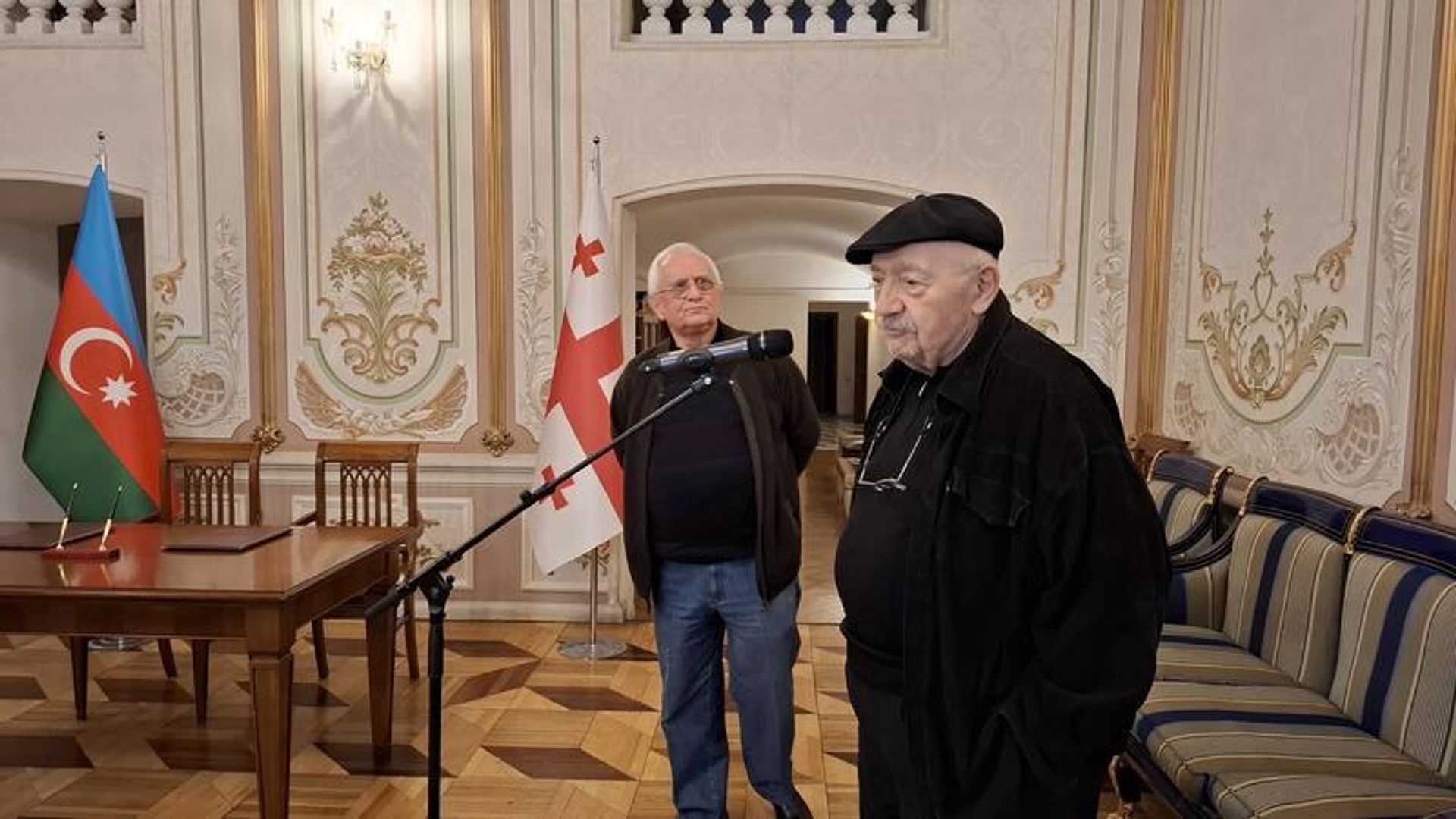 Азербайджанский государственный академический национальный драматический театр и Грузинский национальный театр имени Шота Руставели подписали меморандум о взаимном сотрудничестве - Sputnik Азербайджан, 1920, 25.02.2025