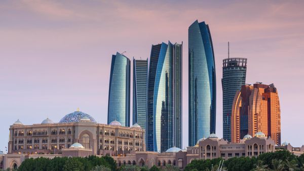 Вид на город Абу-Даби - Sputnik Азербайджан