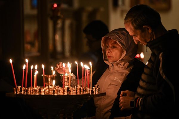 Пасхальное богослужение в Кафедральном соборе св. Жен-Мироносиц в Баку - Sputnik Азербайджан