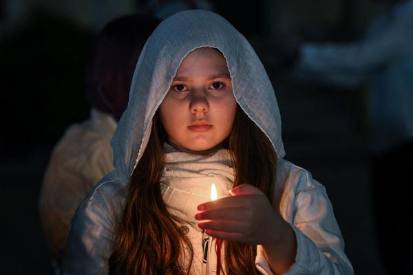 Пасхальное богослужение в Кафедральном соборе св. Жен-Мироносиц в Баку - Sputnik Азербайджан