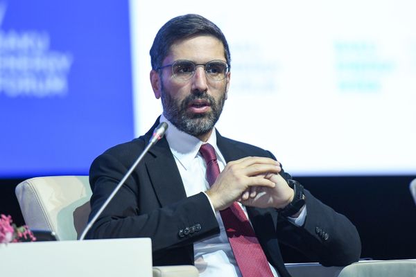 Президент SOCAR Ровшан Наджаф на Бакинском энергетическом форуме. - Sputnik Азербайджан
