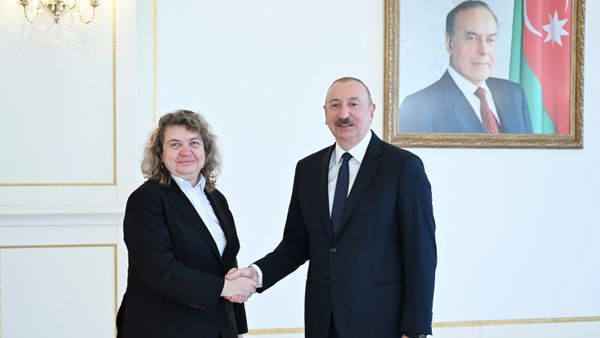 Prezident İlham Əliyev Bolqarıstan Milli Assambleyasının sədrini qəbul edib - Sputnik Азербайджан