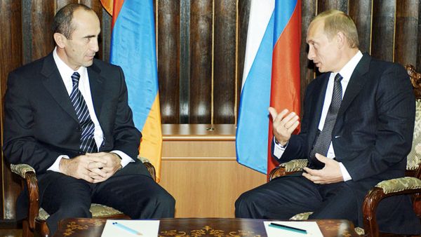 Путин и Кочарян - Sputnik Азербайджан
