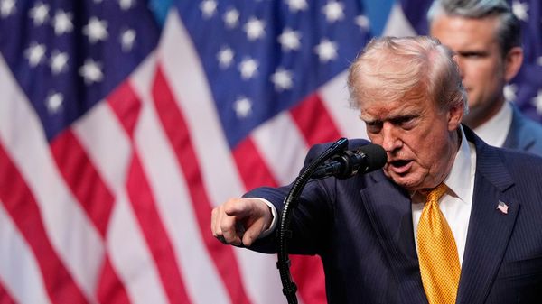 Президент США Дональд Трамп на пресс-конференции в рамках саммита НАТО (8 июля 2026). Анкара - Sputnik Азербайджан