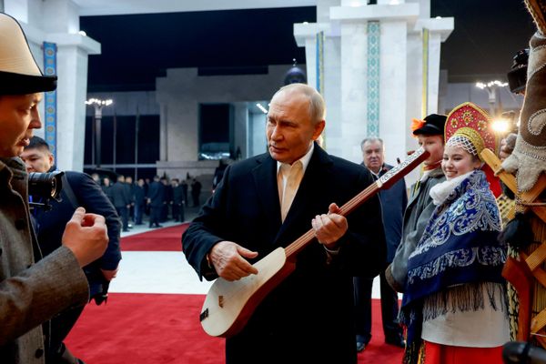 Государственный визит президента Владимира Путина в Киргизию - Sputnik Азербайджан