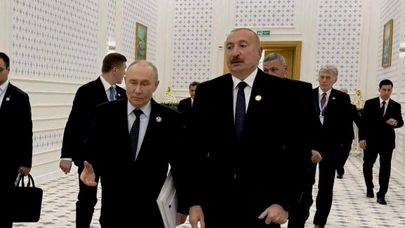 Путин и Алиев
