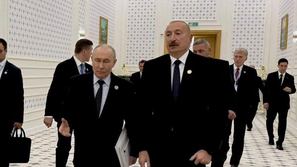 Путин и Алиев - Sputnik Азербайджан