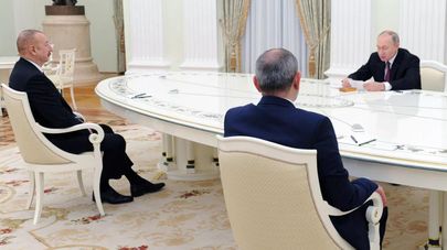 Путин, Алиев и Пашинян провели переговоры 