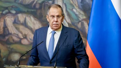 Встреча главы МИД РФ Сергея Лаврова и главы МИД Ливана Юсефа Раджи