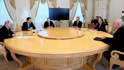 Встреча президента Владимира Путина и спецпосланника Стивена Уиткоффа