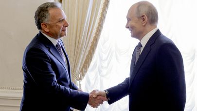 Встреча президента Владимира Путина и спецпосланника Стивена Уиткоффа