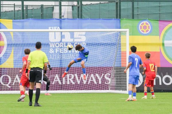 Сборная Азербайджана по футболу в Баку на чемпионате мира FIFA U-15. - Sputnik Азербайджан