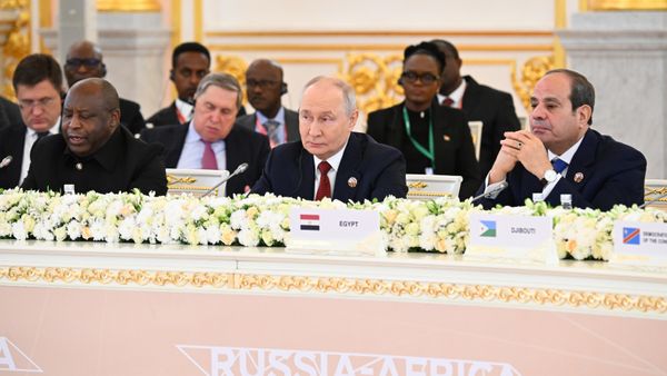 Пленарное заседание саммита Россия - Африка - Sputnik Азербайджан