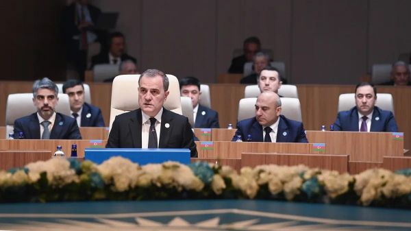 Глава МИД Азербайджана Джейхун Байрамов на 13-м саммите Совета глав государств Организации тюркских государств (ОТГ ) в Анкаре - Sputnik Азербайджан