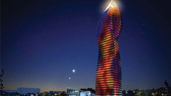 Самое высокое здание Баку SOCAR TOWER - Sputnik Азербайджан