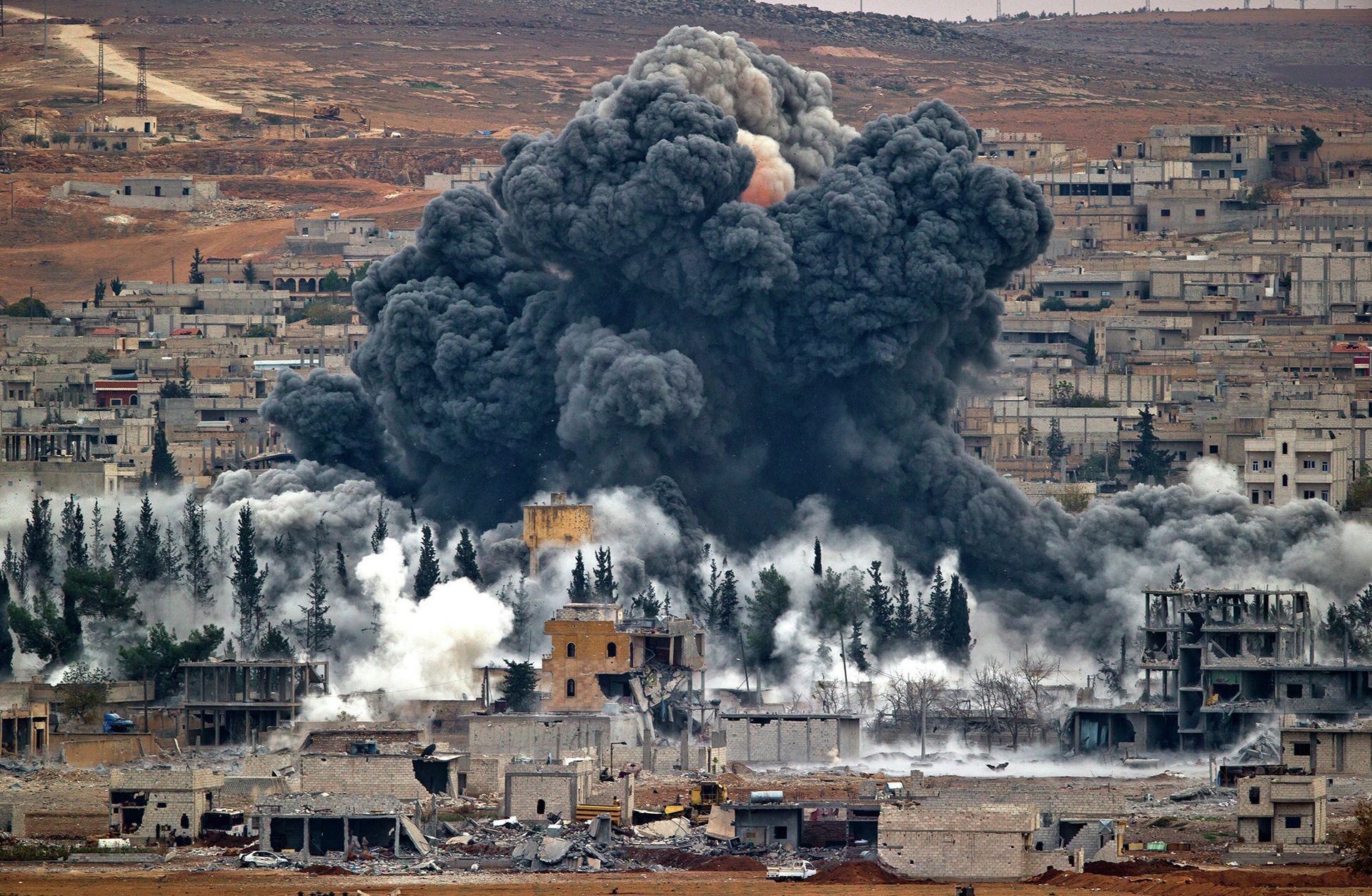 Syrian city of Kobani - Sputnik Азербайджан, 1920, 03.04.2024