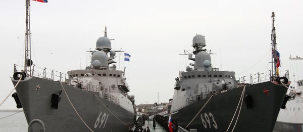 Ракетный корабль Дагестан вступил в строй Каспийской флотилии - Sputnik Азербайджан