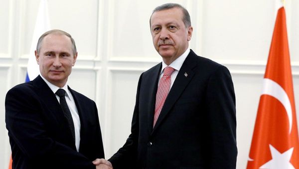 Встреча президентов Турции и РФ - Sputnik Азербайджан