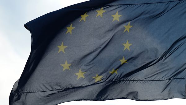 Флаги Евросоюза в Берлине - Sputnik Азербайджан