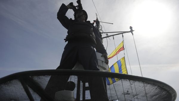 Учения батальона морской пехоты Каспийской флотилии - Sputnik Азербайджан