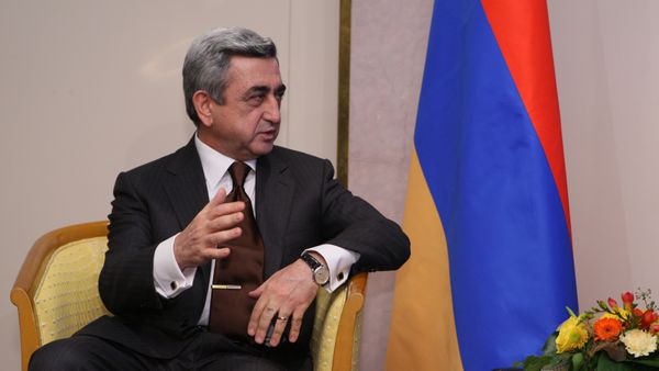 Президент Республики Армения Серж Саргсян - Sputnik Азербайджан