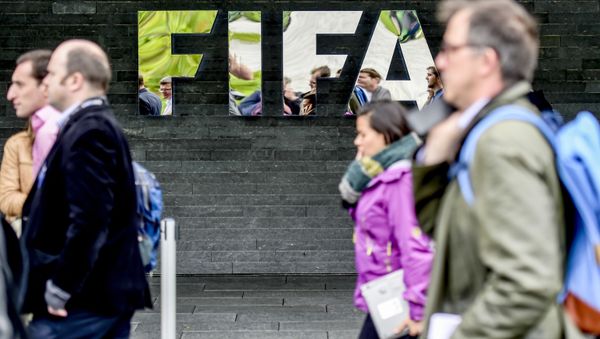 Логотип FIFA, фото из архива - Sputnik Азербайджан