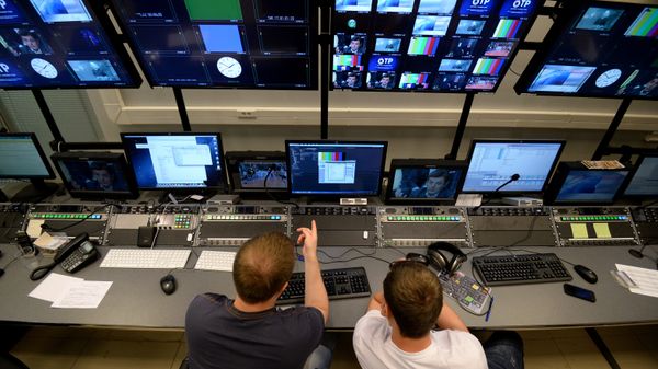 Презентация нового комплекса Общественного телевидения России - Sputnik Азербайджан