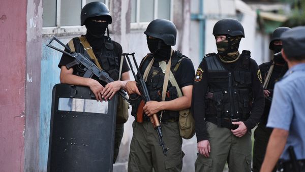 Спецоперация по ликвидации боевиков в Киргизии - Sputnik Азербайджан