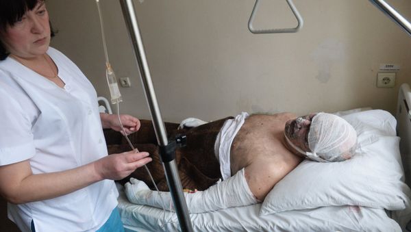 Пострадавшие от взрыва - Sputnik Азербайджан