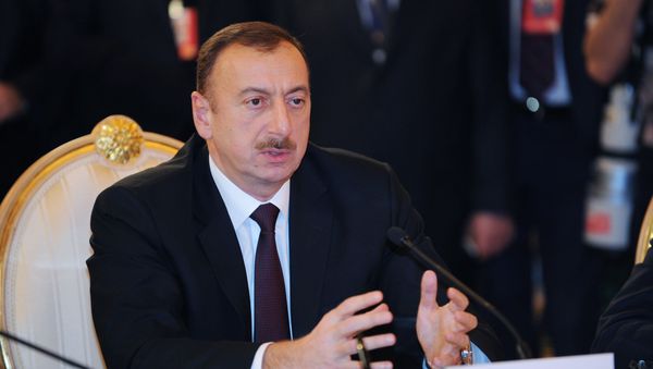 Президент Азербайджана Ильхам Алиев. Фото с официального сайта главы государства - Sputnik Азербайджан